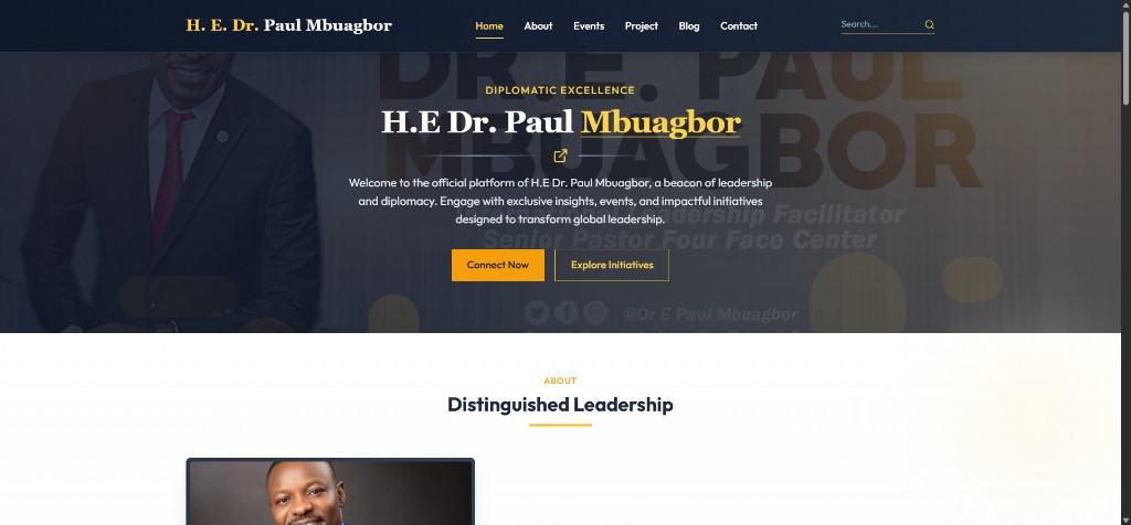 H.E. Dr. Paul Mbuagbor